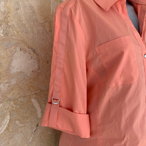 Zac & Rachel Peach Button-Down Shirt - Picture 4 of 13